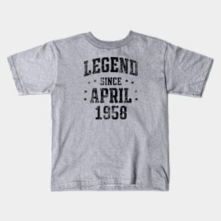 Legend since April 1958 Kids T-Shirt